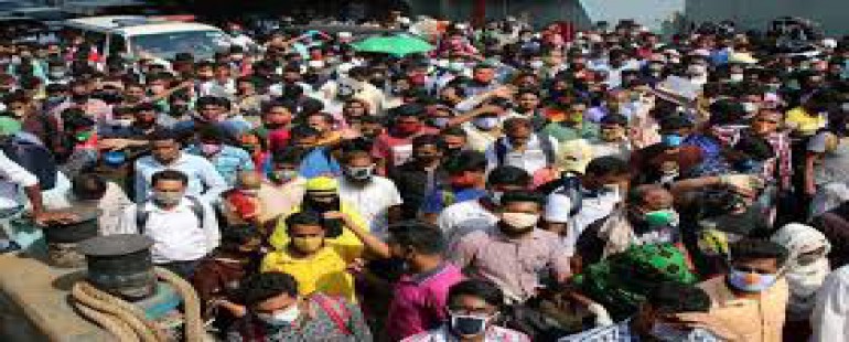 গার্মেন্টস শ্রমিক ছাঁটাই বন্ধের আন্দোলন অব্যাহত রাখুন, জোরদার করুন